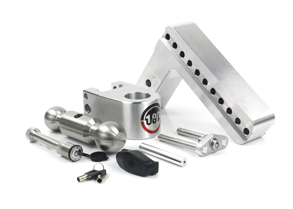 180 Hitch 8" Drop Hitch w/ 2" Shank (10K/12.5K GTWR) w/ WS05