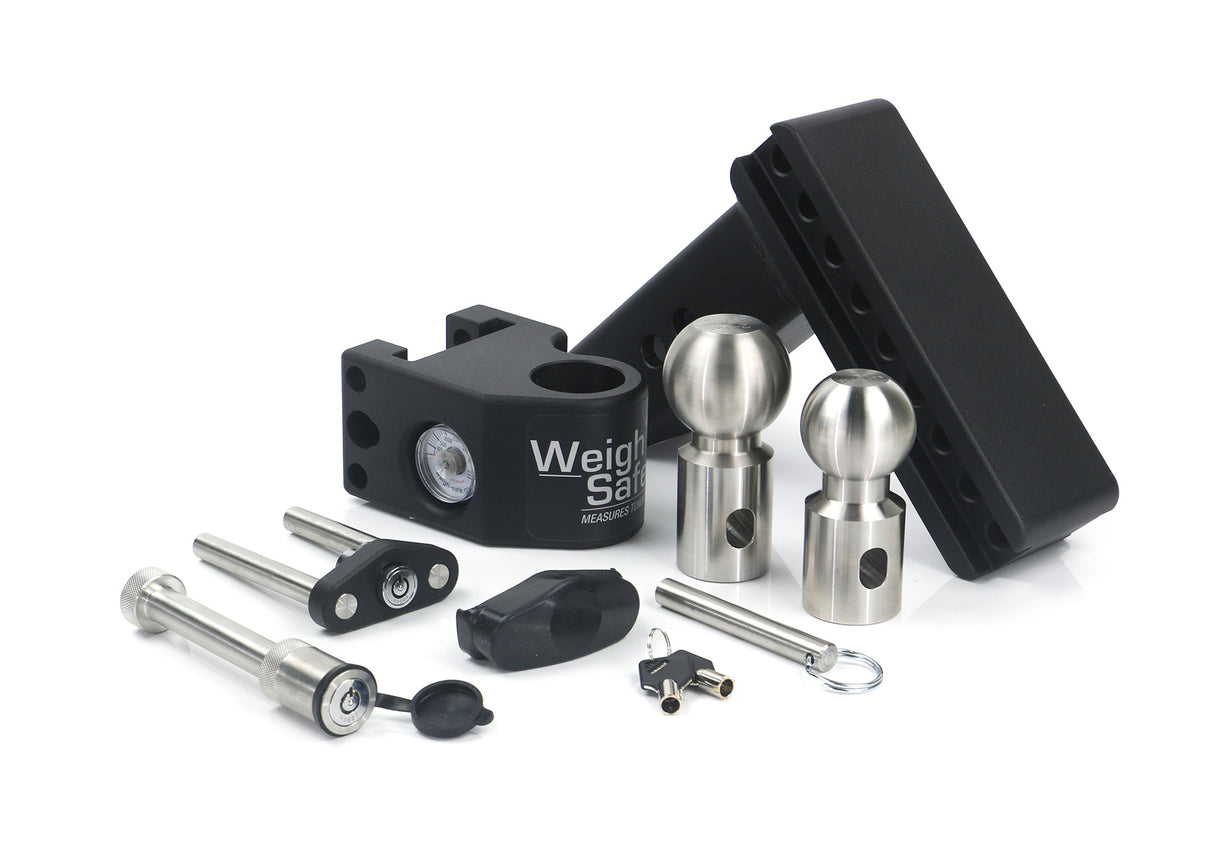 Steel Weigh Safe 6" Drop Hitch w/ 2.5" Shank (10K/22K GTWR) w/ WS05