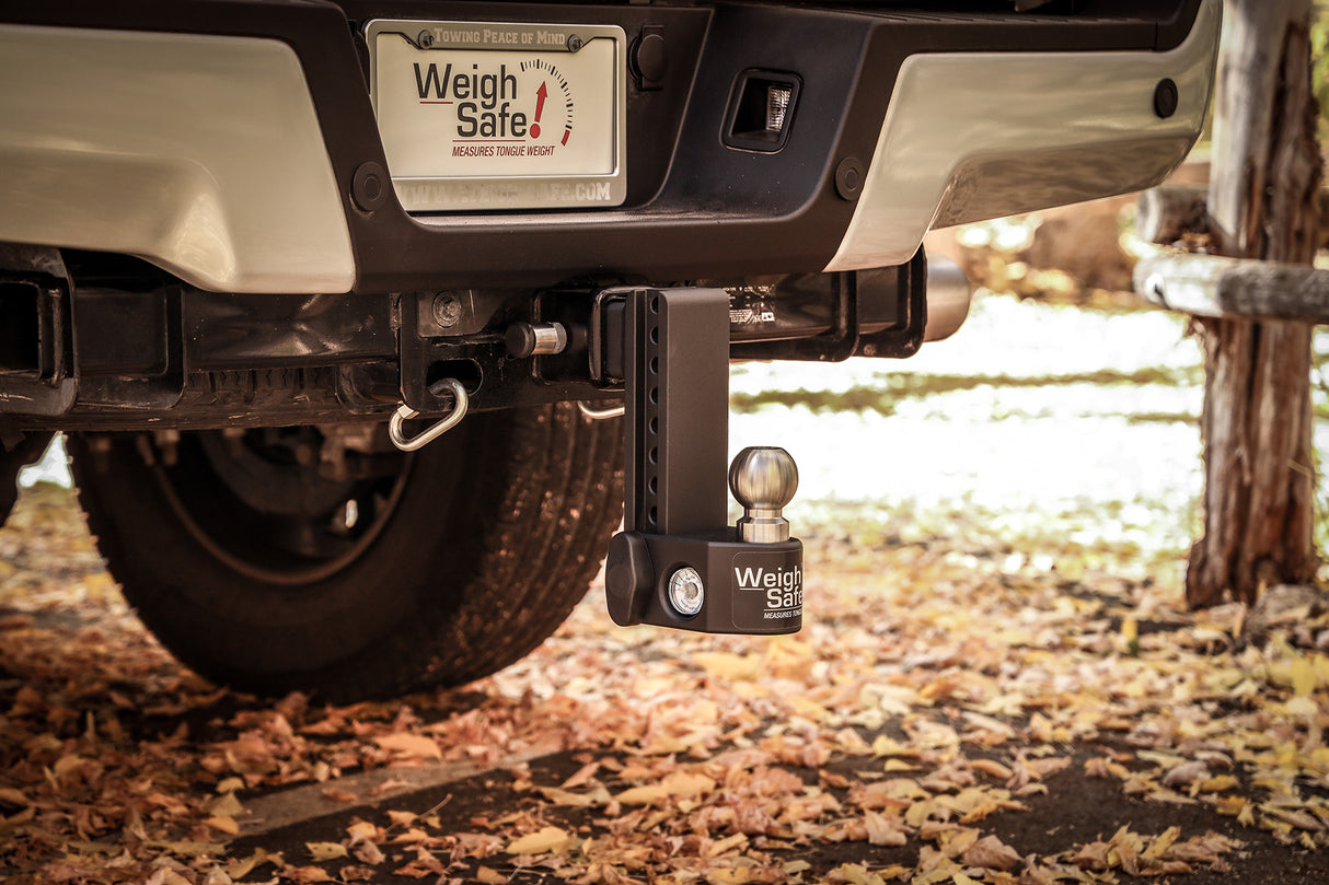 Steel Weigh Safe 8" Drop Hitch w/ 2.5" Shank (10K/22K GTWR) w/ WS05