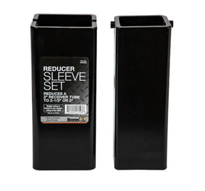 Reducer sleeve set for 3 inch receiver tubes, black powder coat, Buyers Products