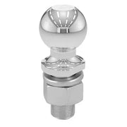 Curt 2-5/16" trailer ball, 10,000 lb, chrome ball with hex nut, on white background