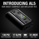 NOCO AL5 Lithium Portable Air Compressor & Inflator – 5A Motor, 130 PSI, USB-C Rechargeable