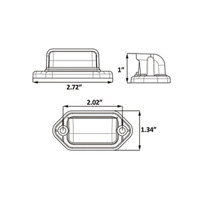 LED Trailer License Plate Light for Sure-Trac, Behnke & More