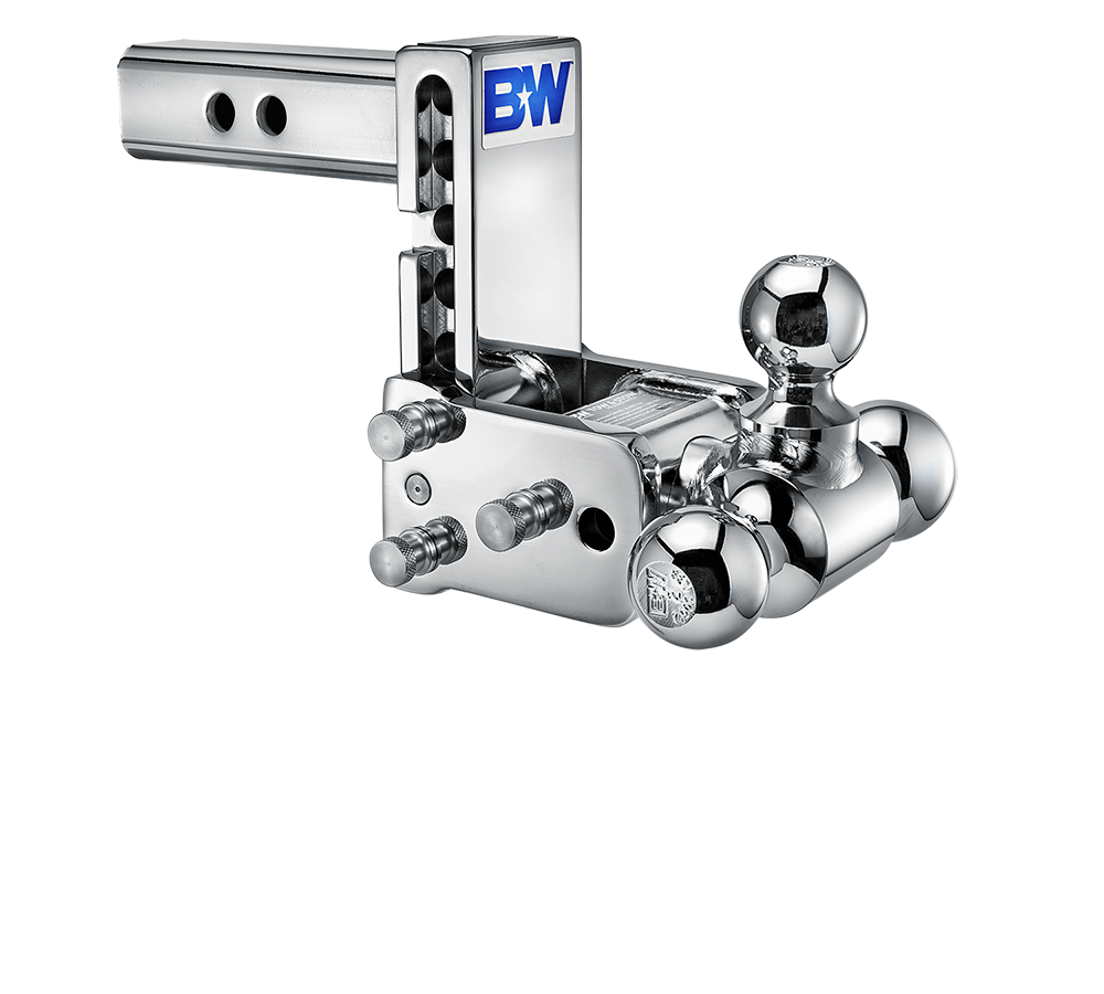 B&W Trailer Hitches Tow & Stow Model 8 Adjustable Trailer Hitch 2" Receiver Class IV - 10,000 lb GTW - TS10048C