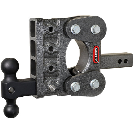 Gen-Y The BOSS TORSION-FLEX 2" Shank 5" Drop 1.1K TW 10K Hitch & GH-031 Dual-Ball