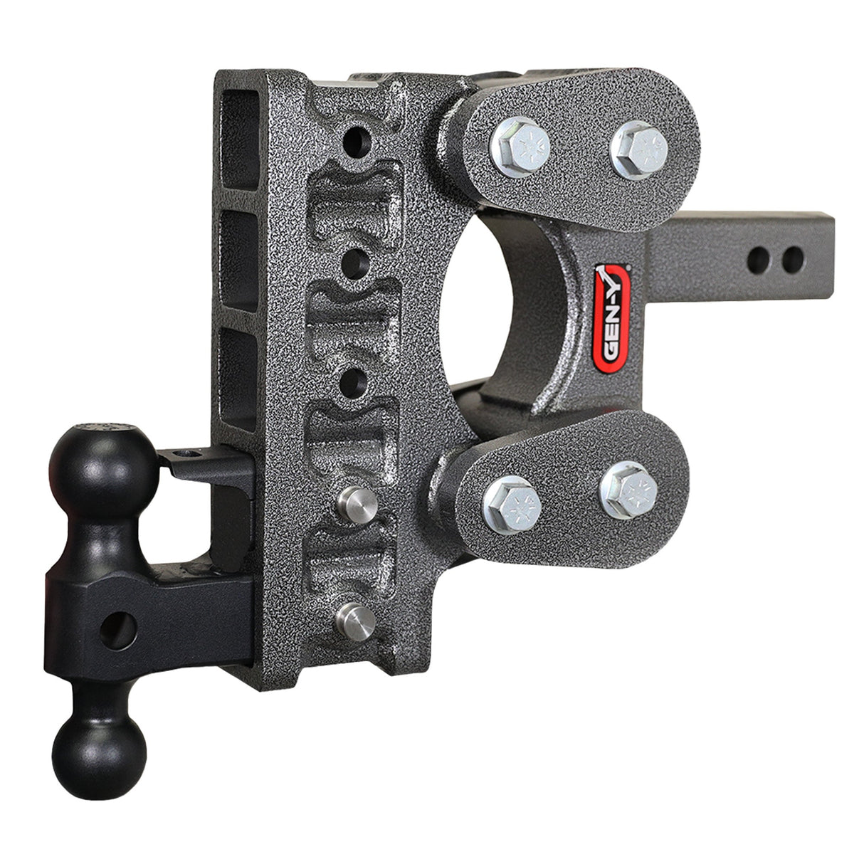 Gen-Y The BOSS TORSION-FLEX 2" Shank 7.5" Drop 1.1K TW 10K Hitch & GH-031 Dual-Ball & GH-032 Pintle Lock