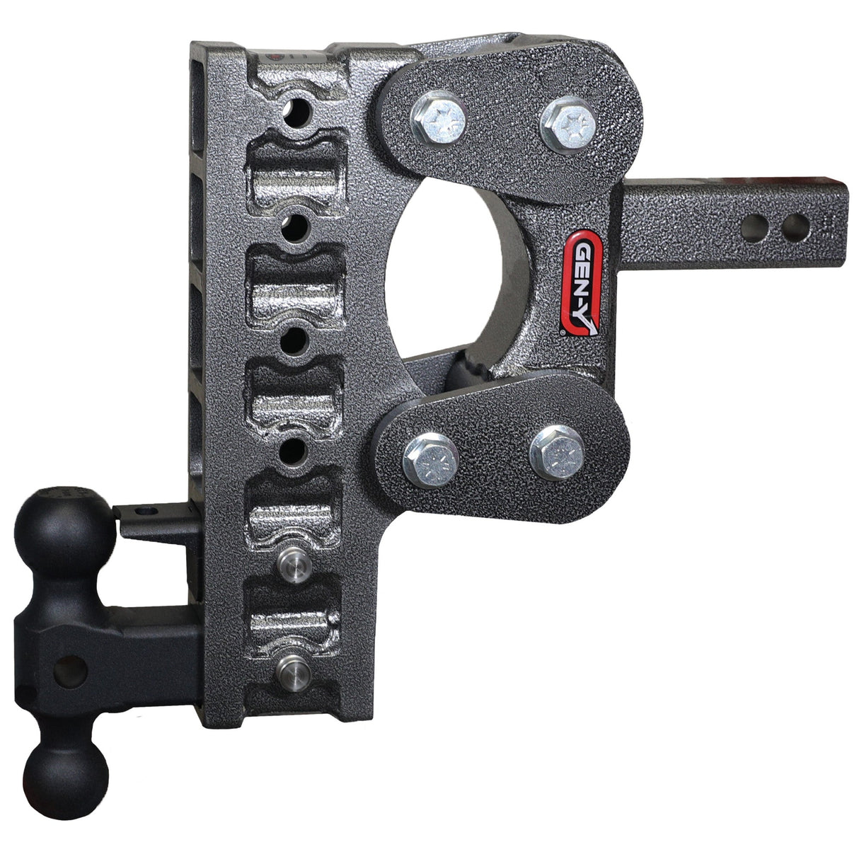 Gen-Y The BOSS TORSION-FLEX 2" Shank 10" Drop 1.1K TW 10K Hitch & GH-031 Dual-Ball & GH-032 Pintle Lock