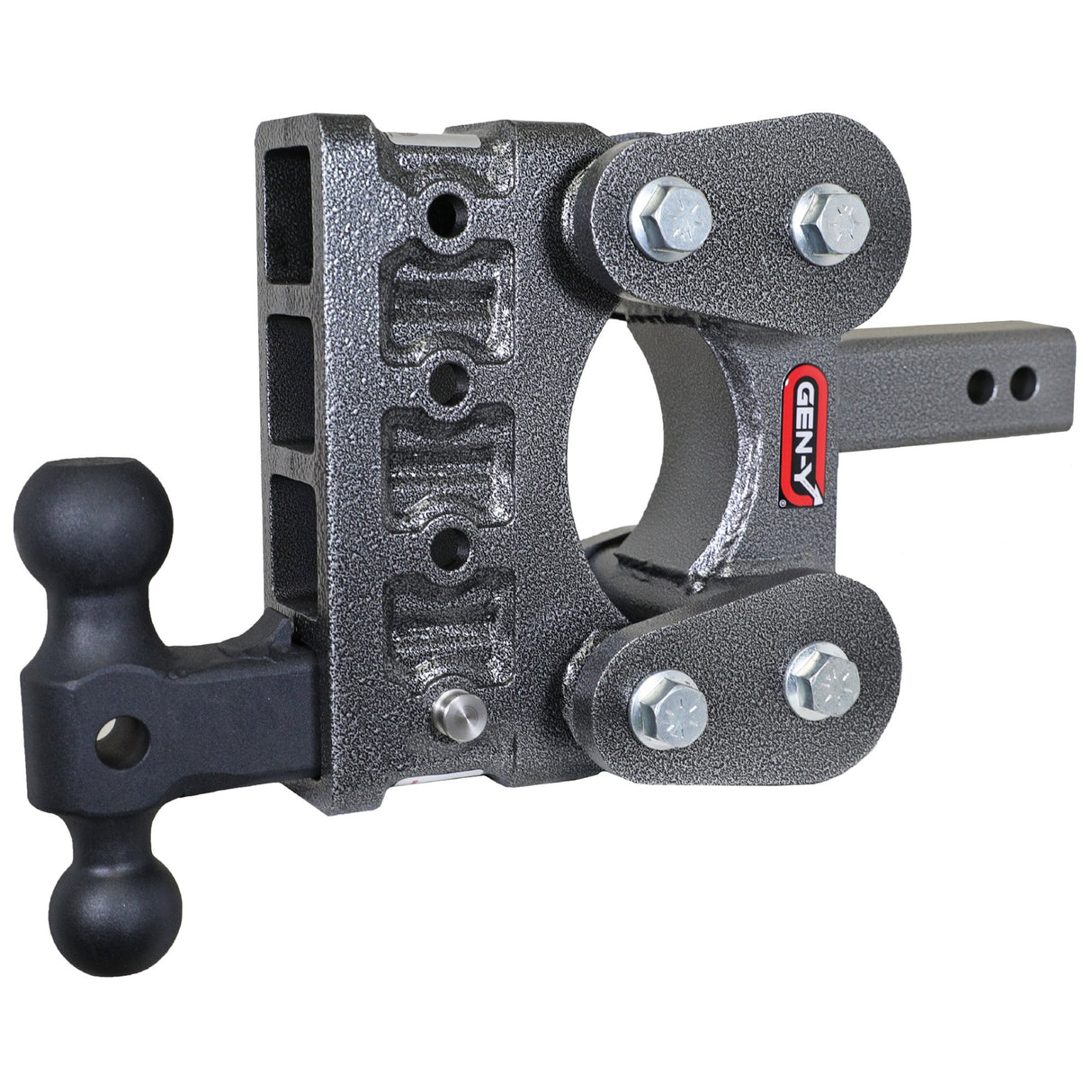 Gen-Y The BOSS TORSION-FLEX 2" Shank 5" Drop 1.7K TW 16K Hitch & GH-051 Dual-Ball