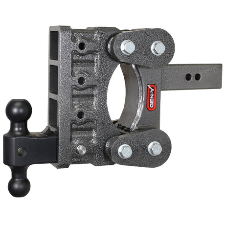 Gen-Y The BOSS TORSION-FLEX 2.5" Shank 6" Drop 2.4K TW 21K Hitch & GH-061 Dual-Ball