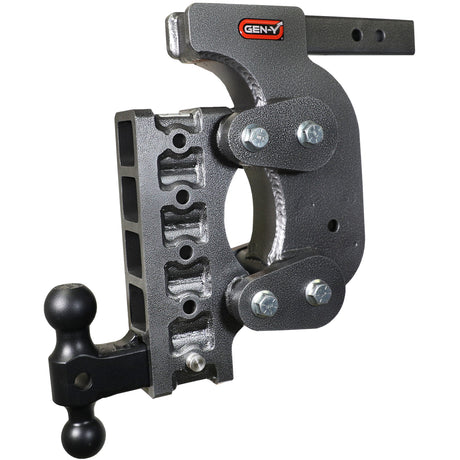 Gen-Y The BOSS TORSION-FLEX 2" Shank 15" Drop 1.7K TW 16K Hitch & GH-051 Dual-Ball & GH-0100 Stabilizer Kit