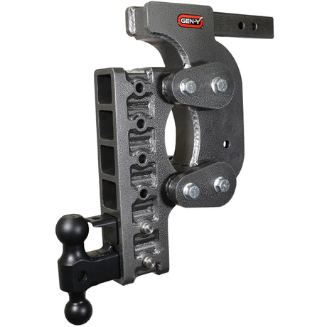 Gen-Y The BOSS TORSION-FLEX 2" Shank 17.5" Drop 1.7K TW 16K Hitch & GH-051 Dual-Ball & GH-032 Pintle Lock & GH-0100 Stab Kit