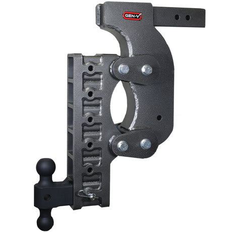 Gen-Y The BOSS TORSION-FLEX 2.5" Receiver 21" Drop 2.4K TW 21K Hitch & GH-061 Dual-Ball & GH-0101 Stabilizer Kit
