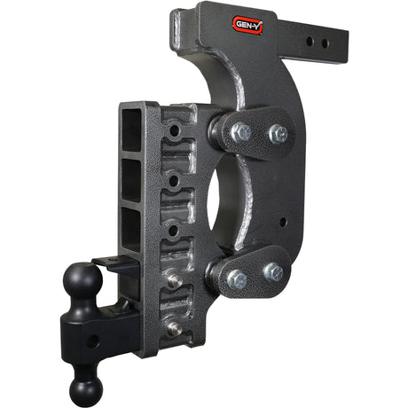 Gen-Y The BOSS TORSION-FLEX 2.5" Receiver 18" Drop 2.4K TW 21K Hitch & GH-061 Dual-Ball & GH-062 Pintle Lock & GH-0101 Stab Kit