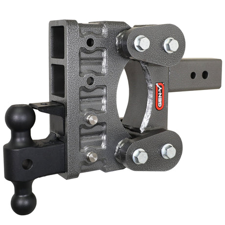 Gen-Y The BOSS TORSION-FLEX 3" Shank 6" Drop 2.4K TW 21K Hitch & GH-061 Dual-Ball & GH-062 Pintle Lock