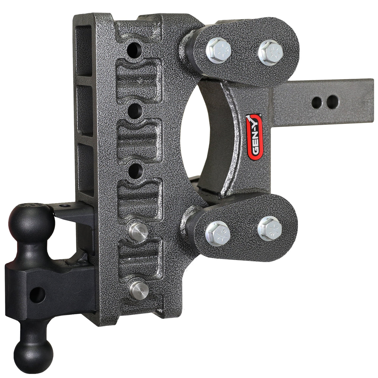 Gen-Y The BOSS TORSION-FLEX 2.5" Shank 9" Drop 3.5K TW 32K Hitch & GH-0161 Dual-Ball & GH-0162 Pintle Lock