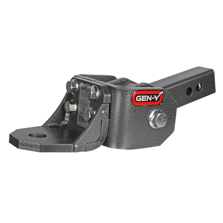 Gen-Y GLYDER TORSION-FLEX 2" Shank 2" drop .4K - .7K TW 7K Hitch & Ball Platform with 1" Diameter Mounting Hole
