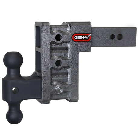 Gen-Y MEGA-DUTY 2.5" Shank 6" Drop 3.5K TW 32K Hitch & GH-0161 Dual-Ball