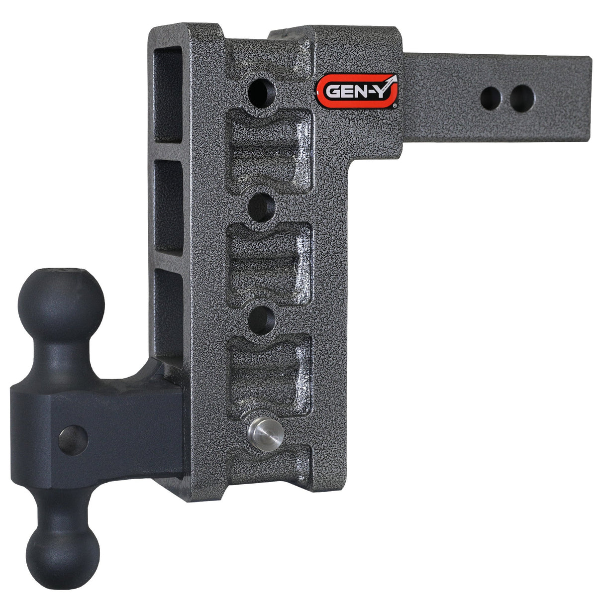 Gen-Y MEGA-DUTY 2.5" Shank 9" Drop 3.5K TW 32K Hitch & GH-0161 Dual-Ball