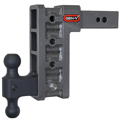 Gen-Y MEGA-DUTY 2.5" Shank 9" Drop 3.5K TW 32K Hitch & GH-0161 Dual-Ball