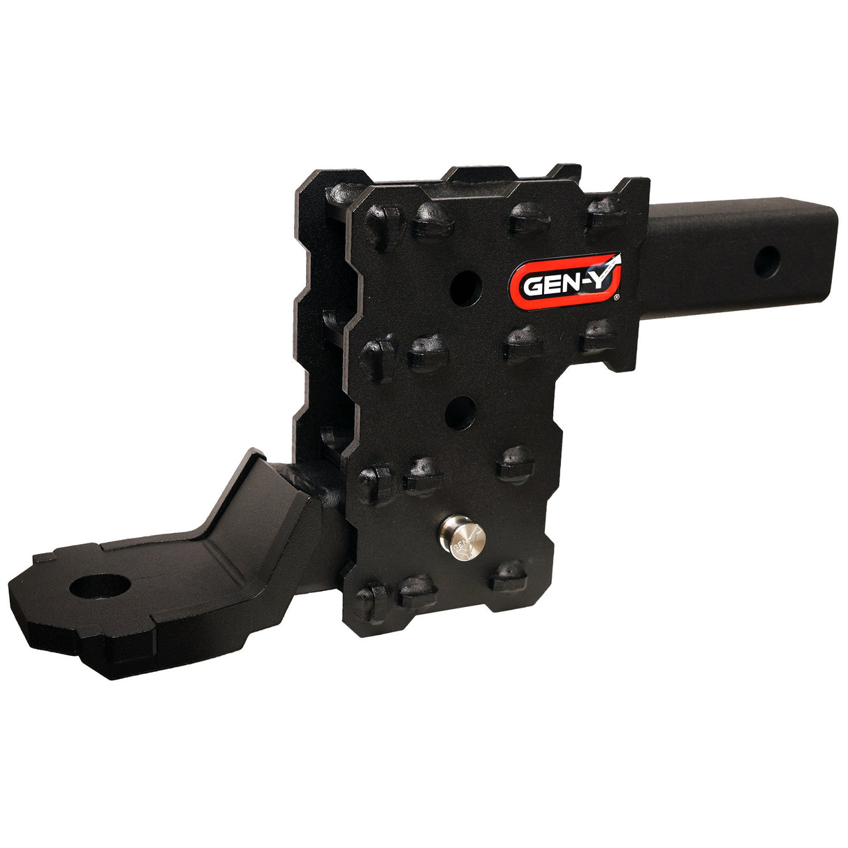 Gen-Y PHANTOM-X 2" Solid Shank - 4.5" Drop - 1K TW - 10K Hitch - Platinum Ball Mount (GH-103705)