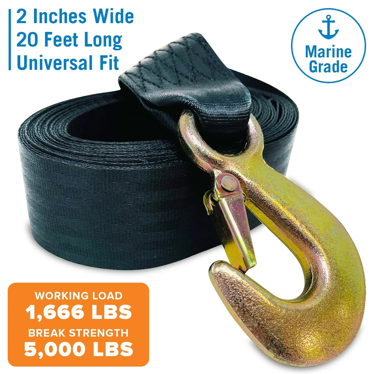 Trailer Winch Strap Replacement