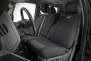 Rough Country Seat Covers | Front and Rear | Ford F-250/F-350 Super Duty 2WD/4WD (2011-2016)