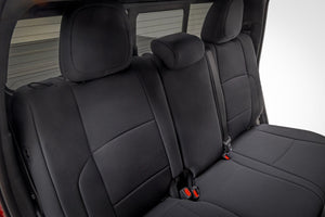 Rough Country Seat Covers | FR & RR | Double Cab | Toyota Tacoma 2WD/4WD (2024-2026)