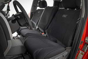 Rough Country Seat Covers | FR & RR | Double Cab | Toyota Tundra 2WD/4WD (2007-2013)