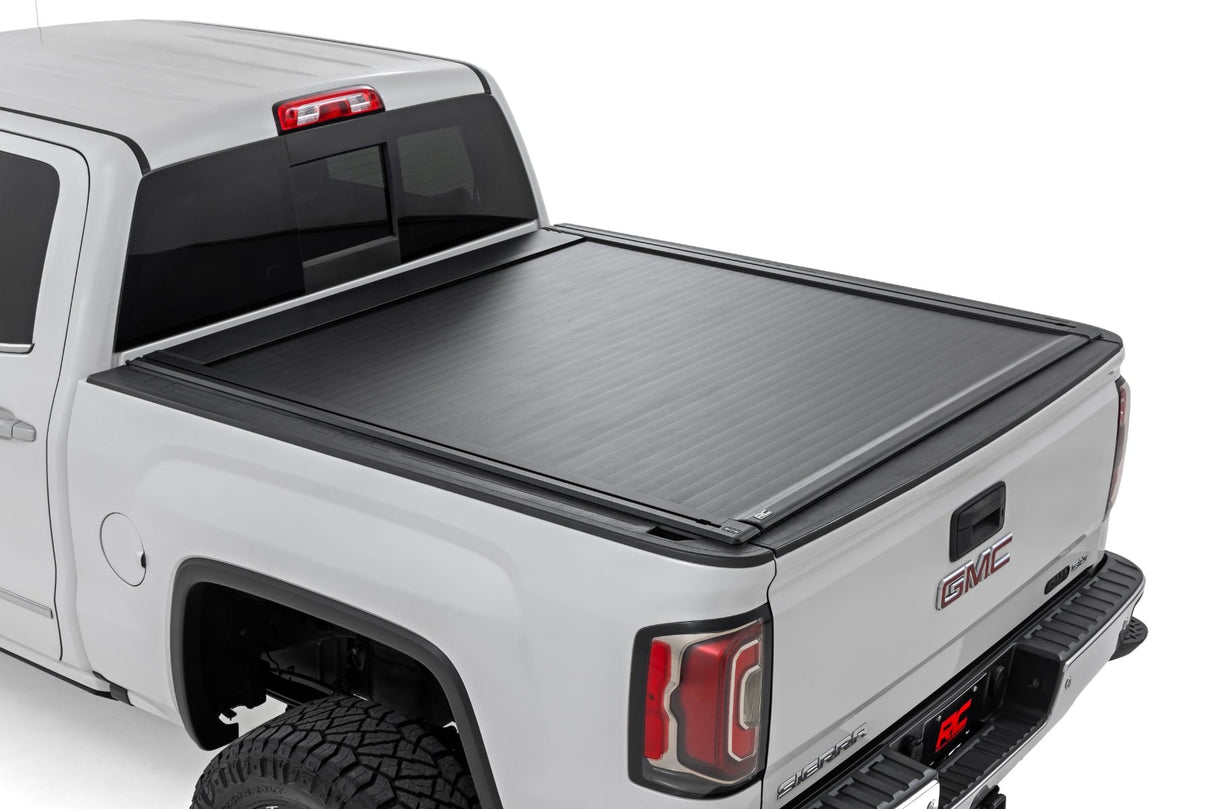 Rough Country Powered Retractable Bed Cover - Chevy/GMC 1500 (2014-2018)/2500HD/3500HD (2014-2019) - 51214550