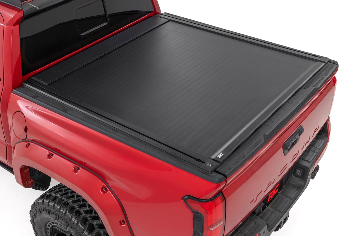 Rough Country Powered Retractable Bed Cover - 5' Bed - Toyota Tacoma 2WD/4WD (2024-2026) - 51515551