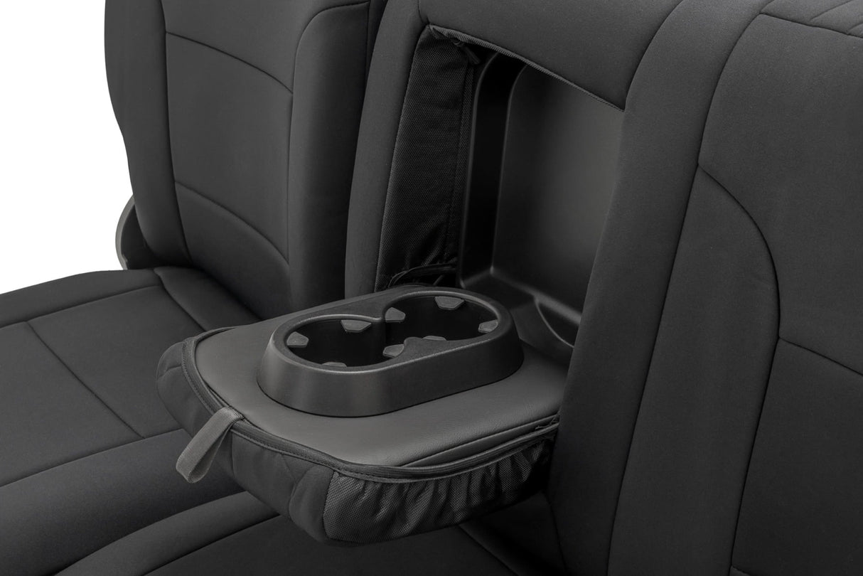 Rough Country Seat Covers | FR Bucket & RR 60/40 Bench | Chevy/GMC 2500HD/3500HD (2014-2026)