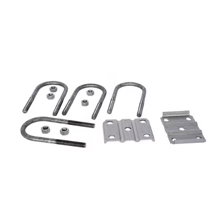U-bolt kit with specifications on a product page dexter part# APUBR-9
