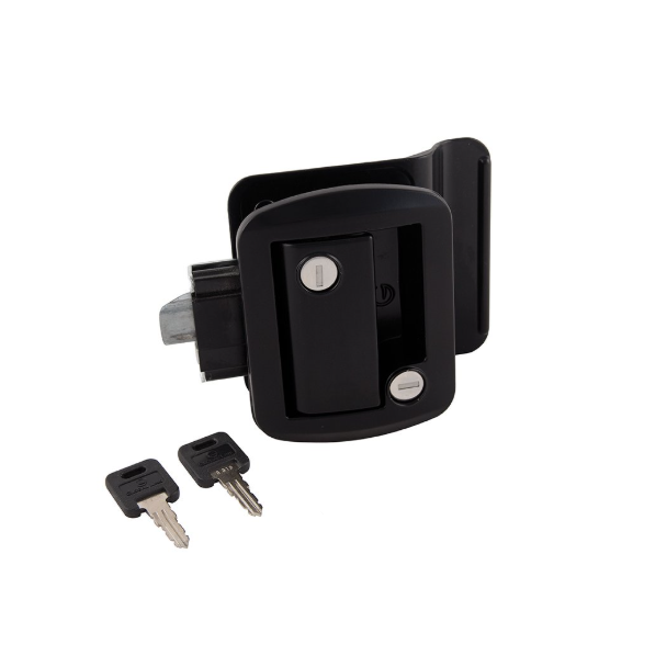Entry Door Latch with Two Keys