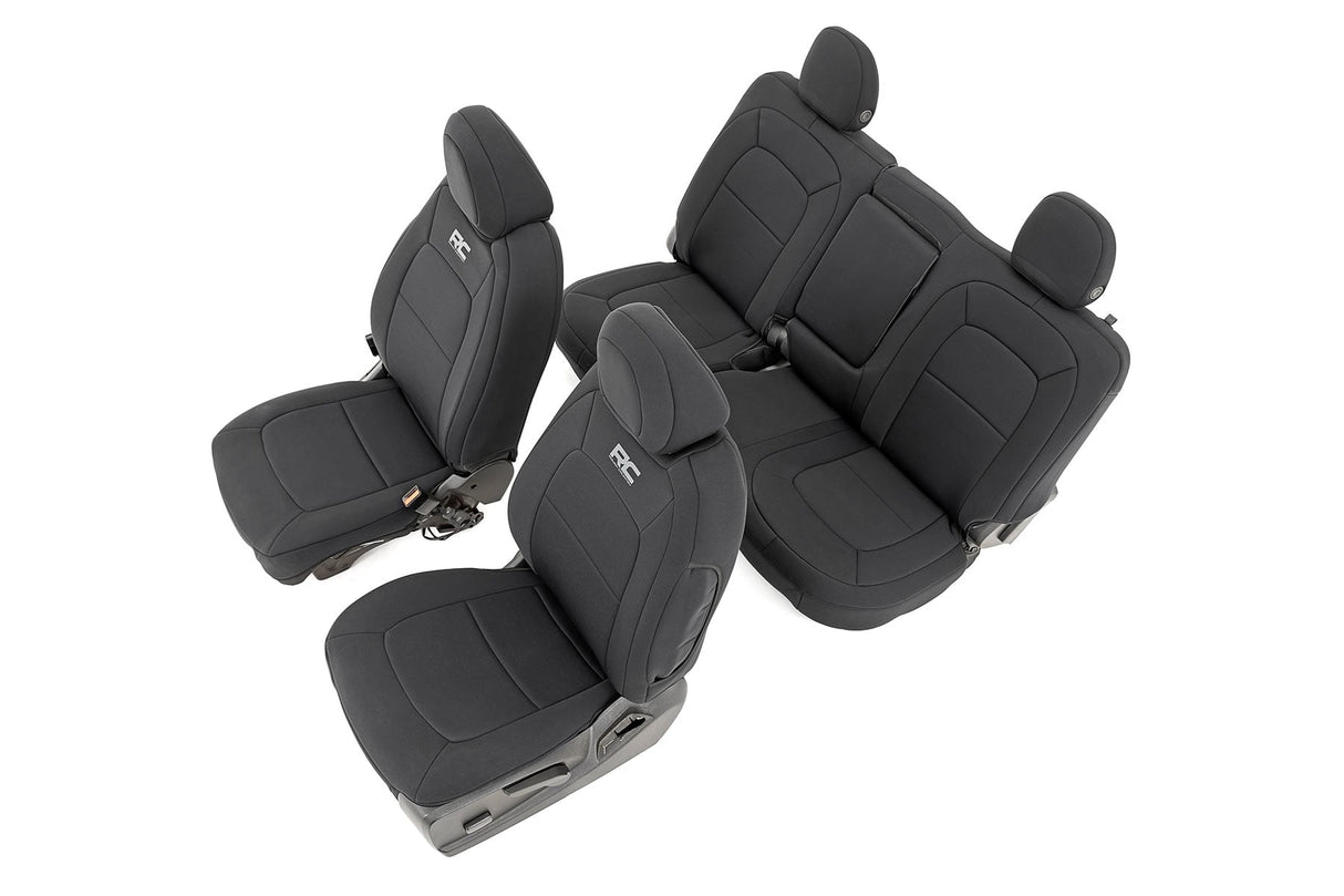 Rough Country Seat Covers | Front Bucket | Rear Bench | Chevy/GMC Canyon/Colorado (2015-2022)