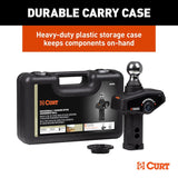 CURT 60654 RockerBall ShockDrop Gooseneck Hitch Ball 2-5/16" 30,000 lbs GTW