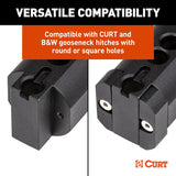 CURT 60654 RockerBall ShockDrop Gooseneck Hitch Ball 2-5/16" 30,000 lbs GTW