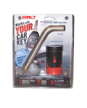 BOLT Locks 7018448 Receiver Hitch Lock – 5/8" – Chrysler/Dodge/Jeep Keyed