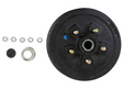 Pre-Greased Trailer Hub Drum Kit 10x2.25 5 on 4.5 Bolt Pattern 3500 lb 