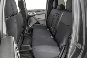Rough Country Seat Covers | FR Bucket and RR Bench | Ford Ranger 2WD/4WD (2019-2026)