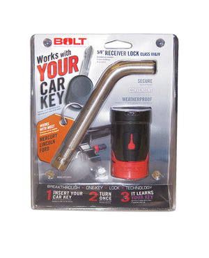 BOLT Locks 7018447 Receiver Hitch Lock – 5/8" – Ford Dual Side Cut Keyed
