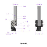 Gen-Y Spartan GH-7042 Torsion-Flex Gooseneck Coupler – SnapLatch Shock Absorbing Hitch