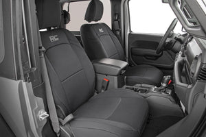 Rough Country Seat Covers | Jeep Wrangler Unlimited 4WD (2018-2026)