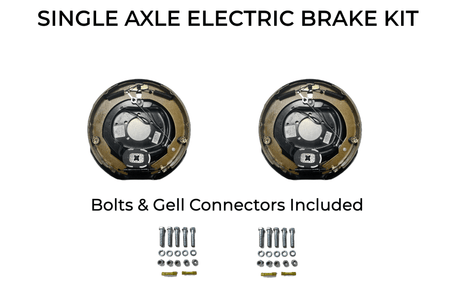 Single Axle Self Adjusting Electric Brake Kit Compatible with Interstate-1 Trailers - Rodoc Leasing Sales & Service 