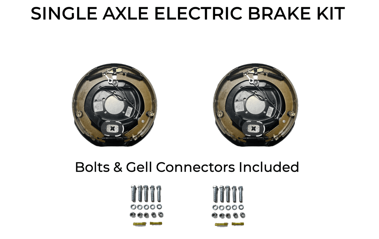 Single Axle Self Adjusting Electric Brake Kit Compatible with Interstate-1 Trailers - Rodoc Leasing Sales & Service 