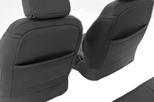 Rough Country Seat Covers | Front and Rear | 4-Door | Jeep Wrangler JK 4WD (2013-2018)