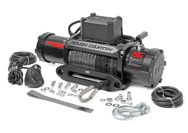 Rough Country 9500-LB PRO SERIES WINCH SYNTHETIC ROPE - Rodoc Leasing Sales & Service 