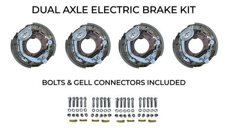 Dual Axle Self Adjusting Electric Brake Kit Compatible with Moritz Trailers - Rodoc Leasing Sales & Service 