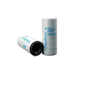 Two cylindrical filters with 'Donaldson' branding on a white background
