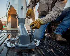 B&W Trailer Hitches TEXA4200 Extend-A-Goose Gooseneck Trailer Coupler – 2-5/16" Ball – 25,000 LB