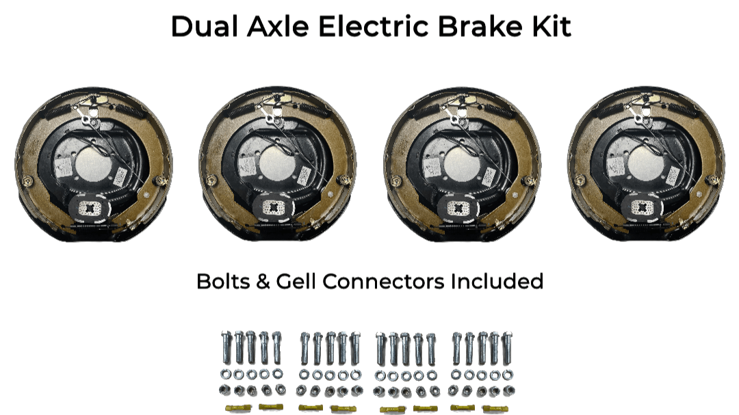 Dual Axle Self Adjusting Electric Brake Kit Compatible with Thundercreek Trailers - Rodoc Leasing Sales & Service 